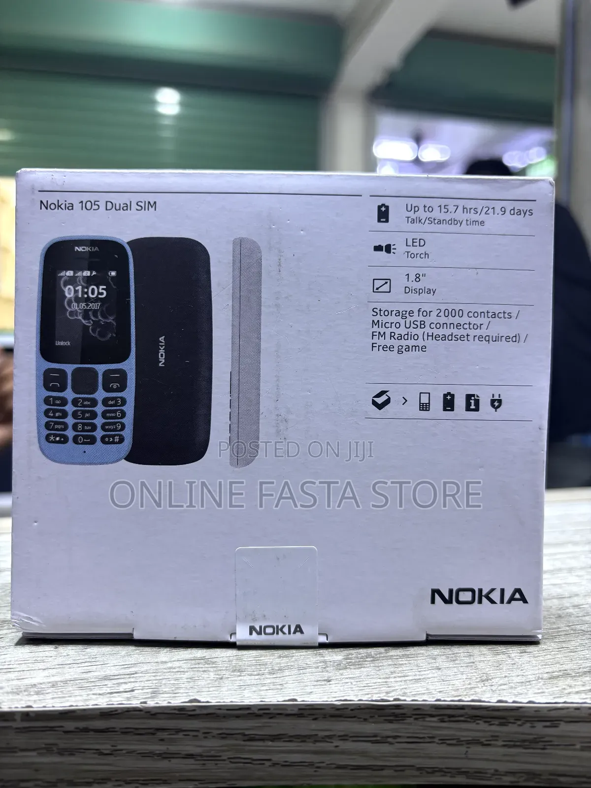 New Nokia 105 Black