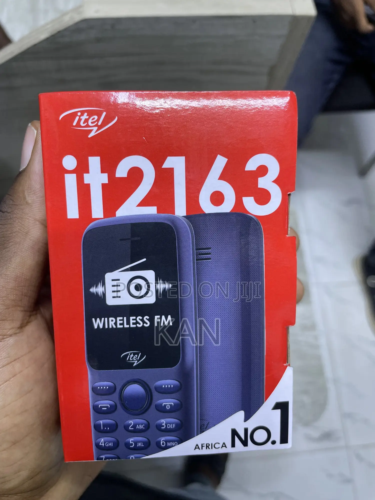 New Itel it2163 Black