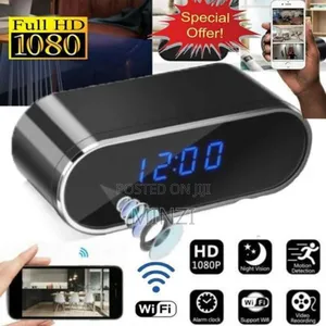 Spy Table Clock Camera