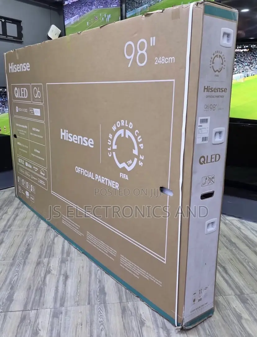 Hisense Qled Inch 98 Smart Tv High Quality Free Delivery.