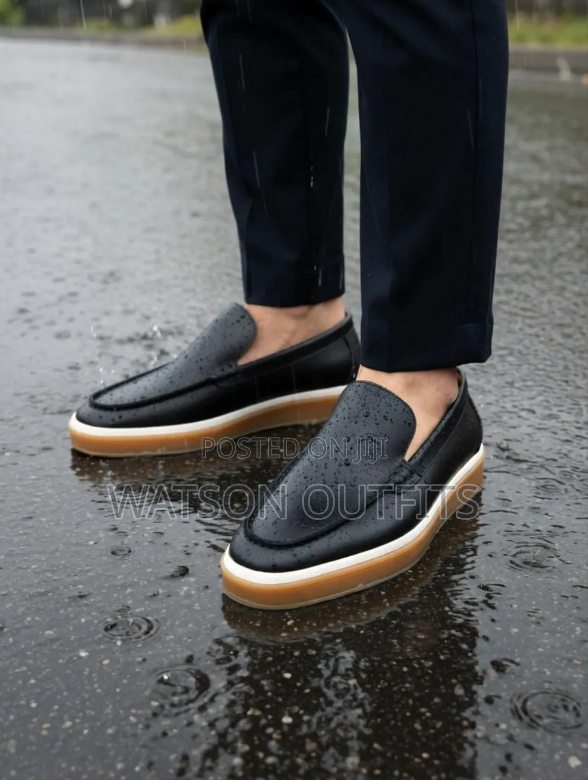 Men's Leather Shoes Loro Piana Brand Materials Original and Quality