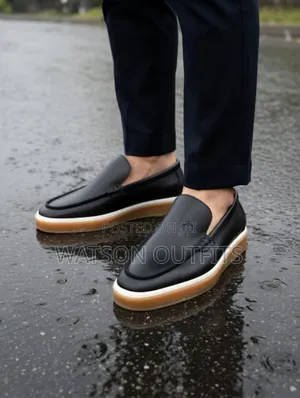 Men's Leather Shoes Loro Piana Brand Materials Original and Quality
