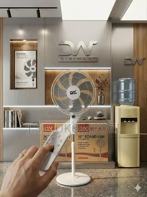 *Digiwave Stand Fan With Remote 16inch