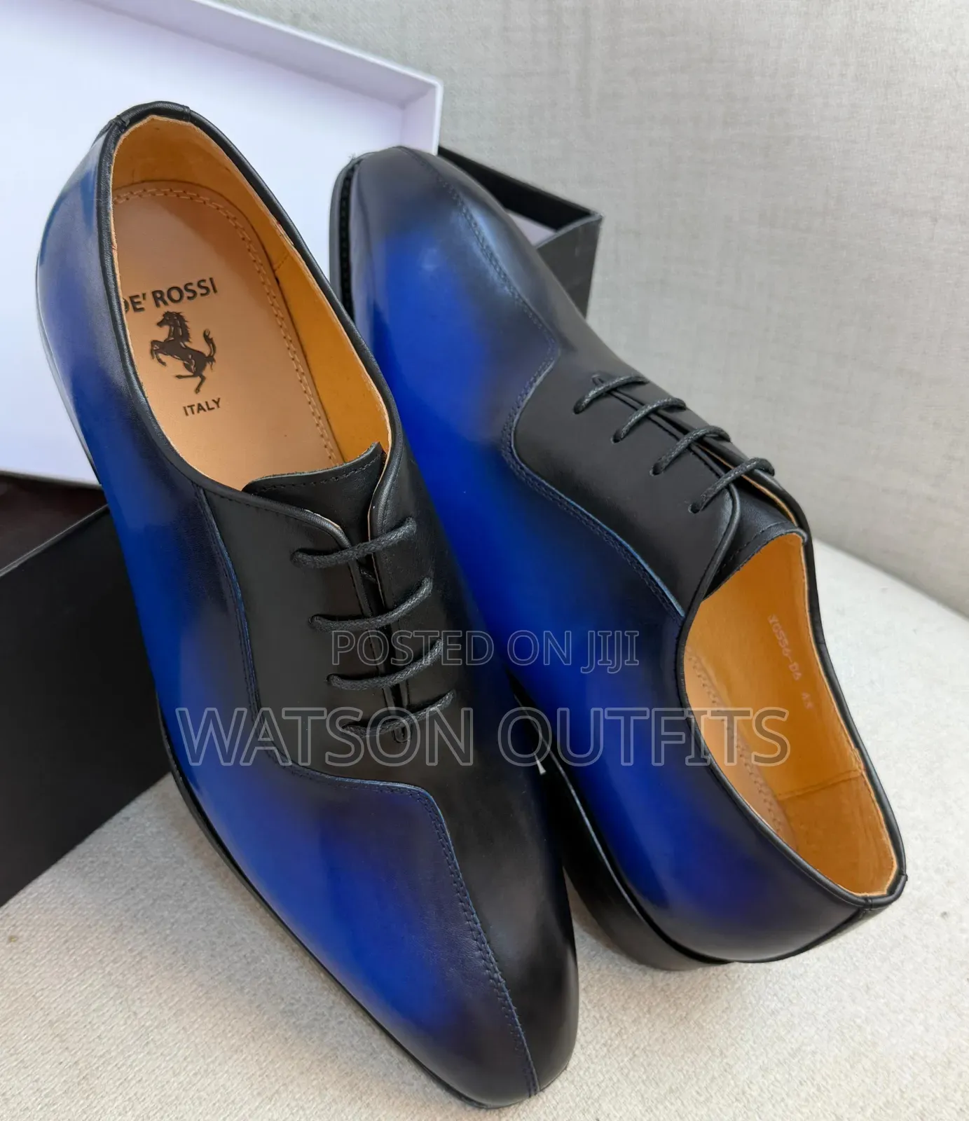 De'rossi Brand New Italy Origin Men's Leather Shoes