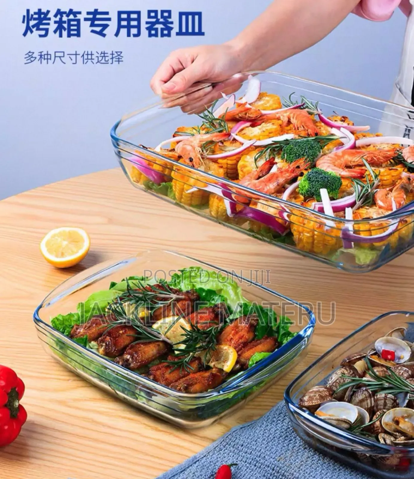 Bowls 3pcs Microwave and Oven Safe