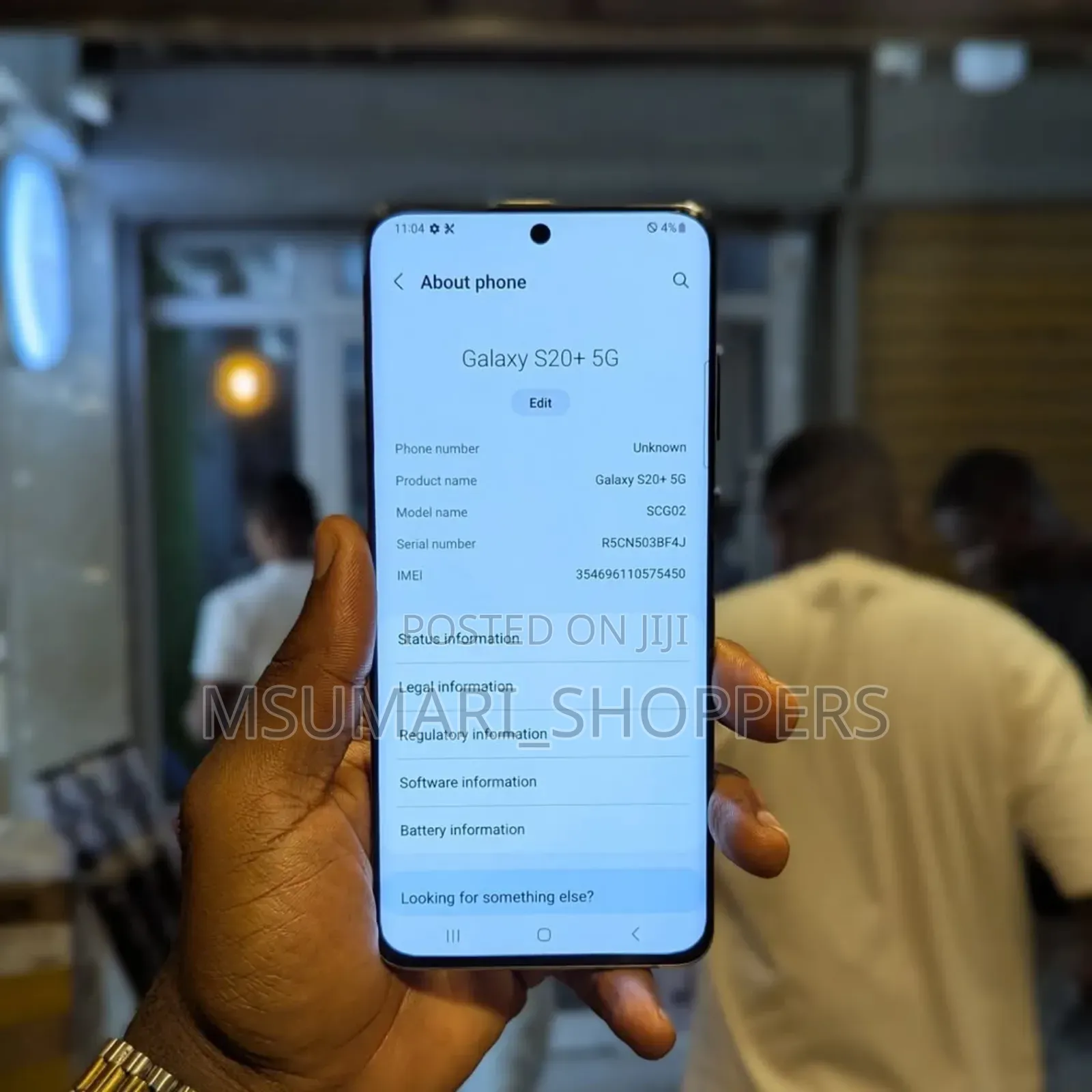 Samsung Galaxy S20+ 5G 128 GB Gray