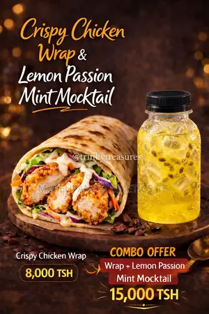 Crispy Chicken Wrap Lemon Passion