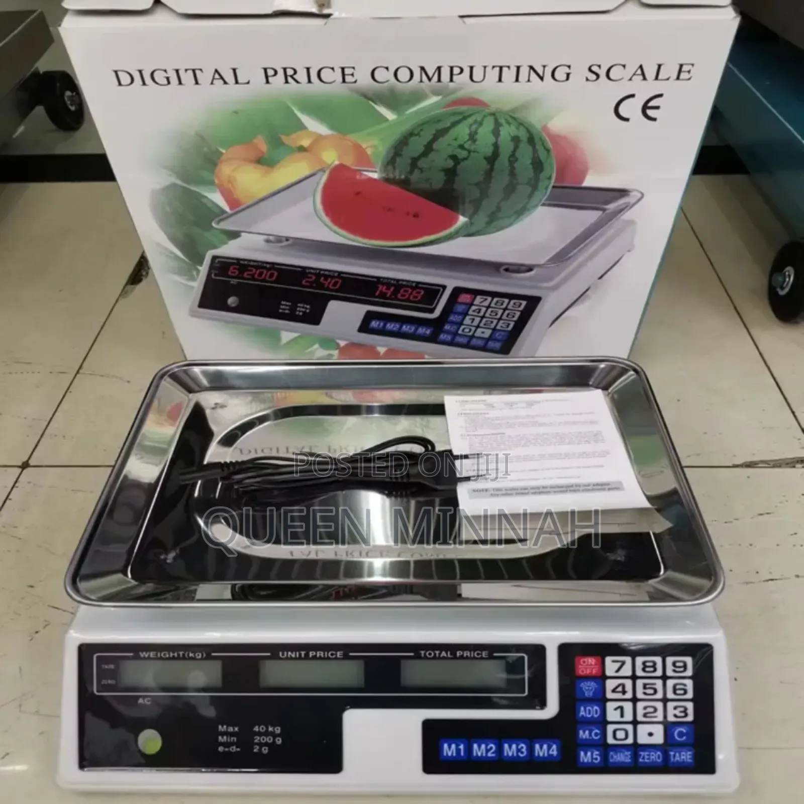 Electronic Food Weighing Scale Digital Price Computing Scale