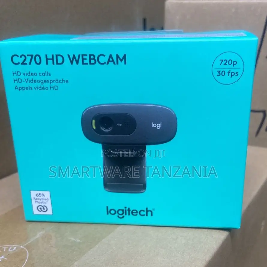 Logitech C270 Hd Webcam 720p Video Calls Plug and Play Usb