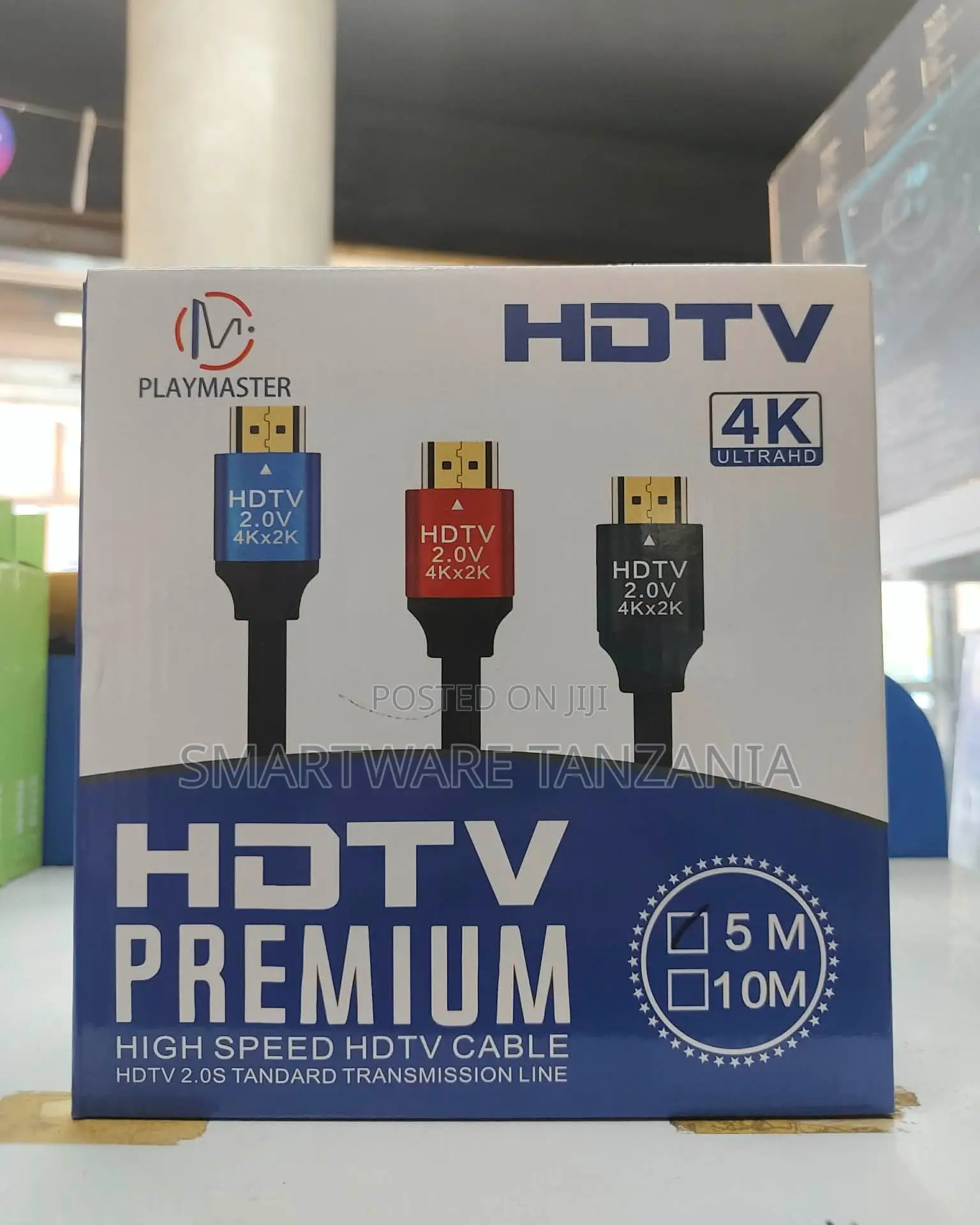 Playmaster HDTV Premium Hdmi 2.0 High Speed Cable 5 Metres