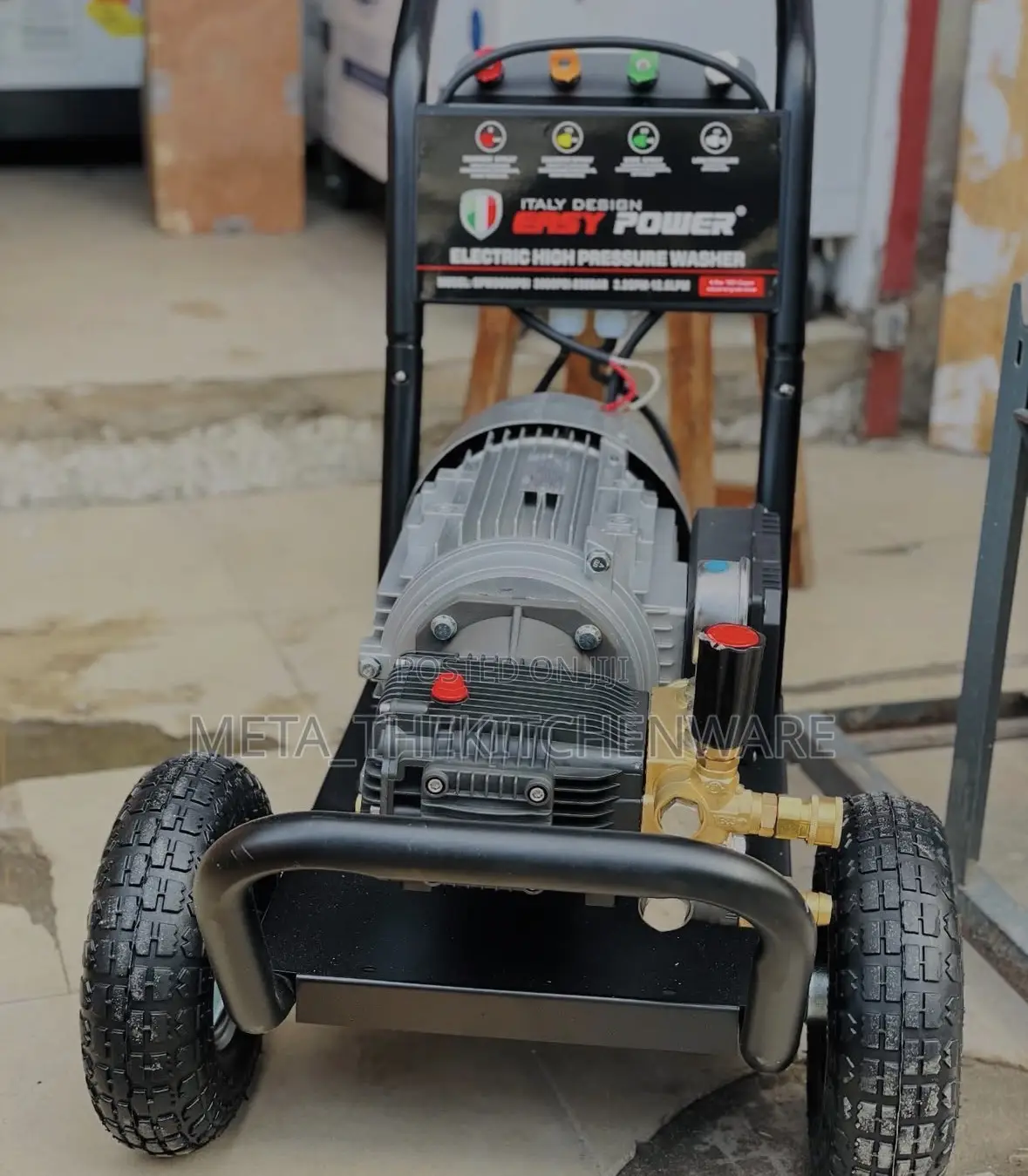 Easy Power Electric High Pressure Washer 3800psi 250bar Motor 5.5hp