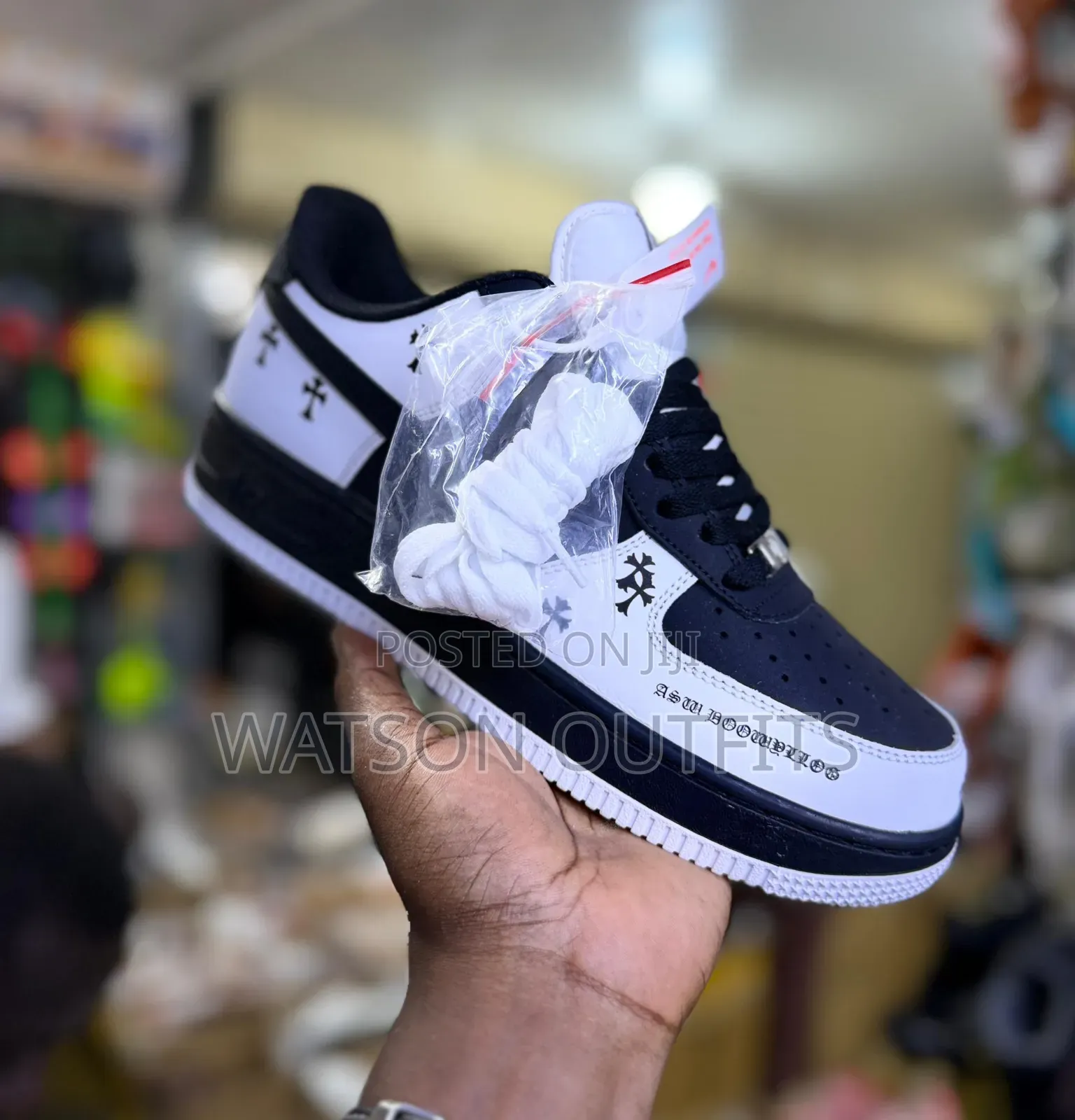 Nike Airforce One Brand Men's Leather Shoes Unique Colours