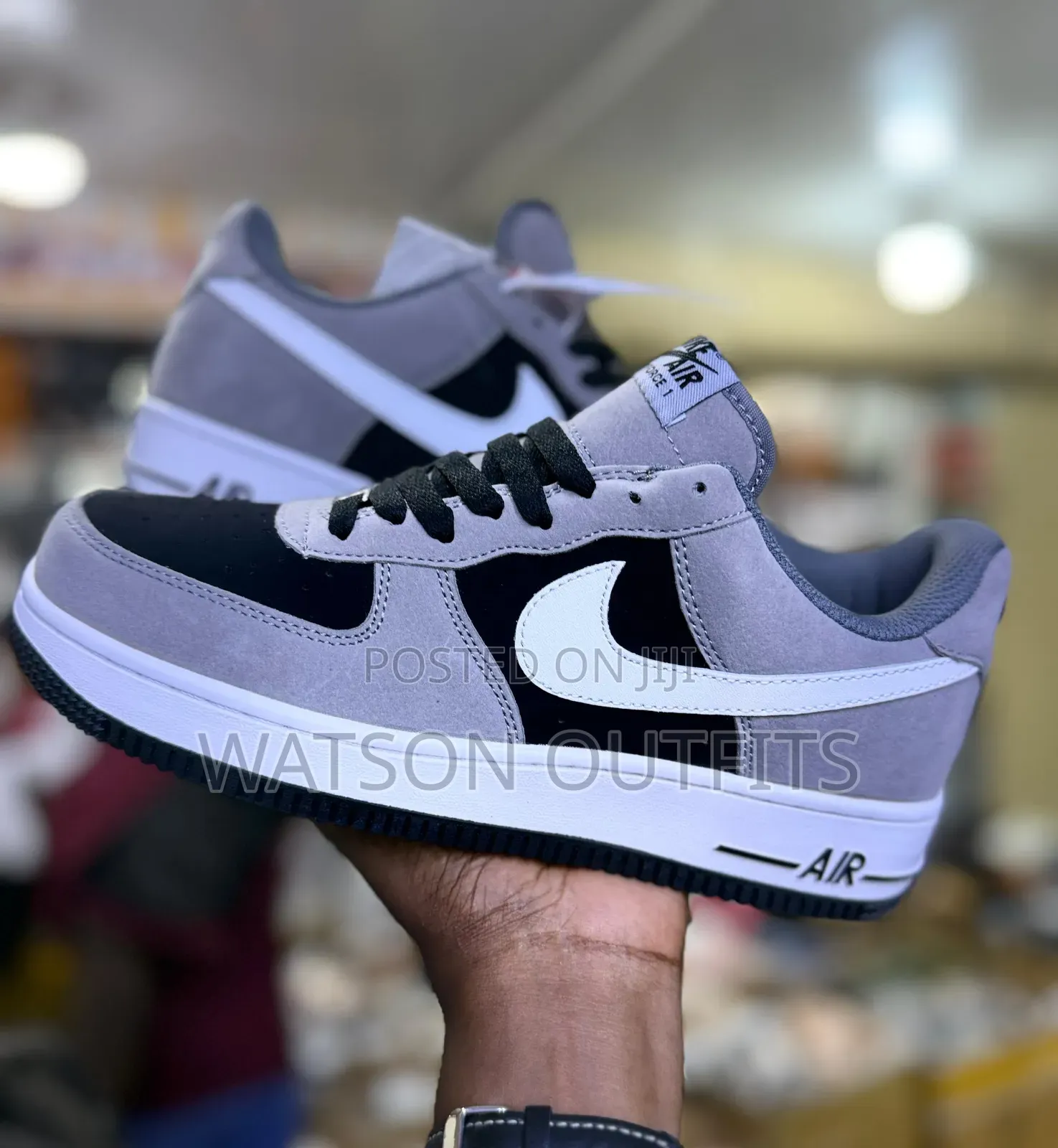 Nike Airforce One Brand Men's Leather Shoes Unique Colours