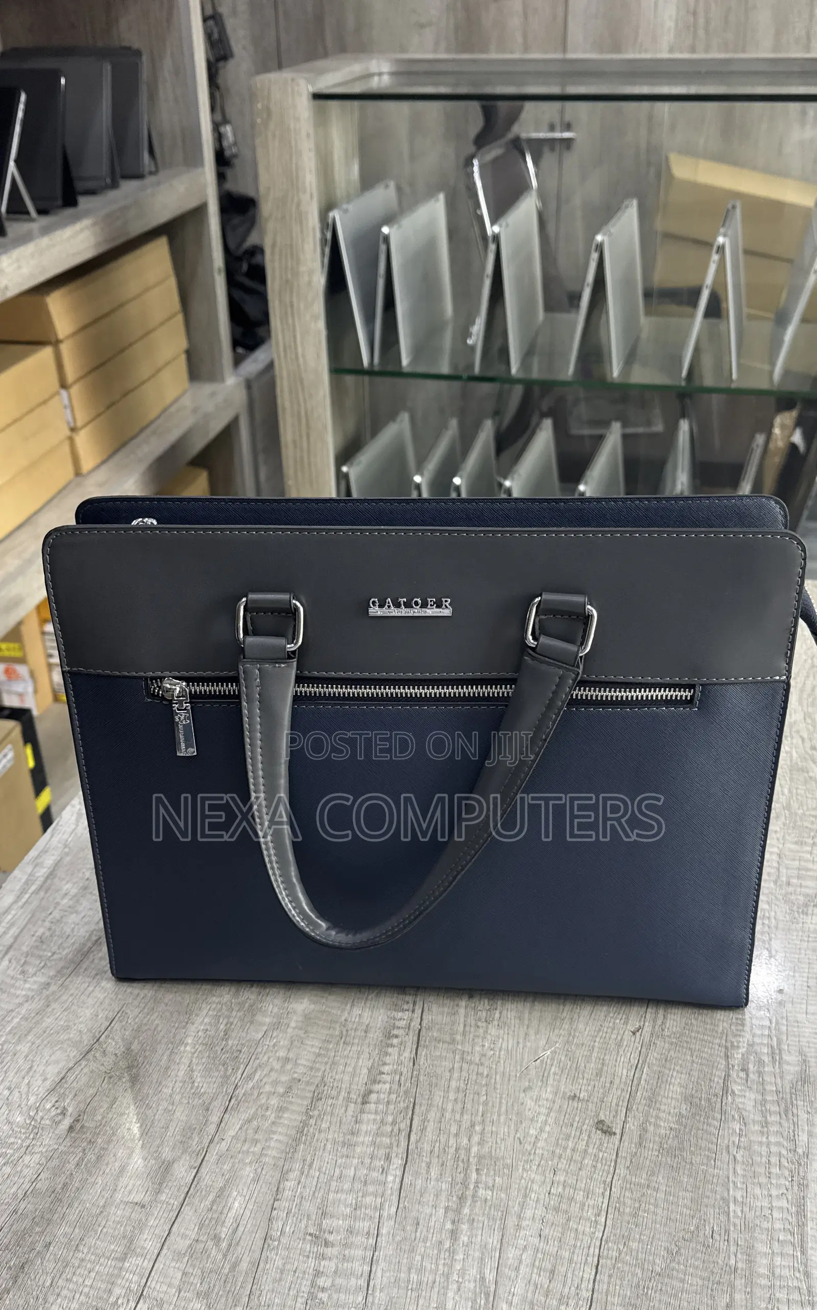 Premium Leather Laptop Bag