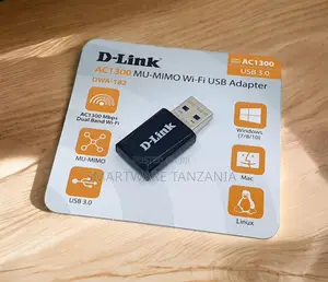 D-link Dwa-182 Ac1300 Mu-mimo Dual Band Usb 3.0 Wi-fi Adapter