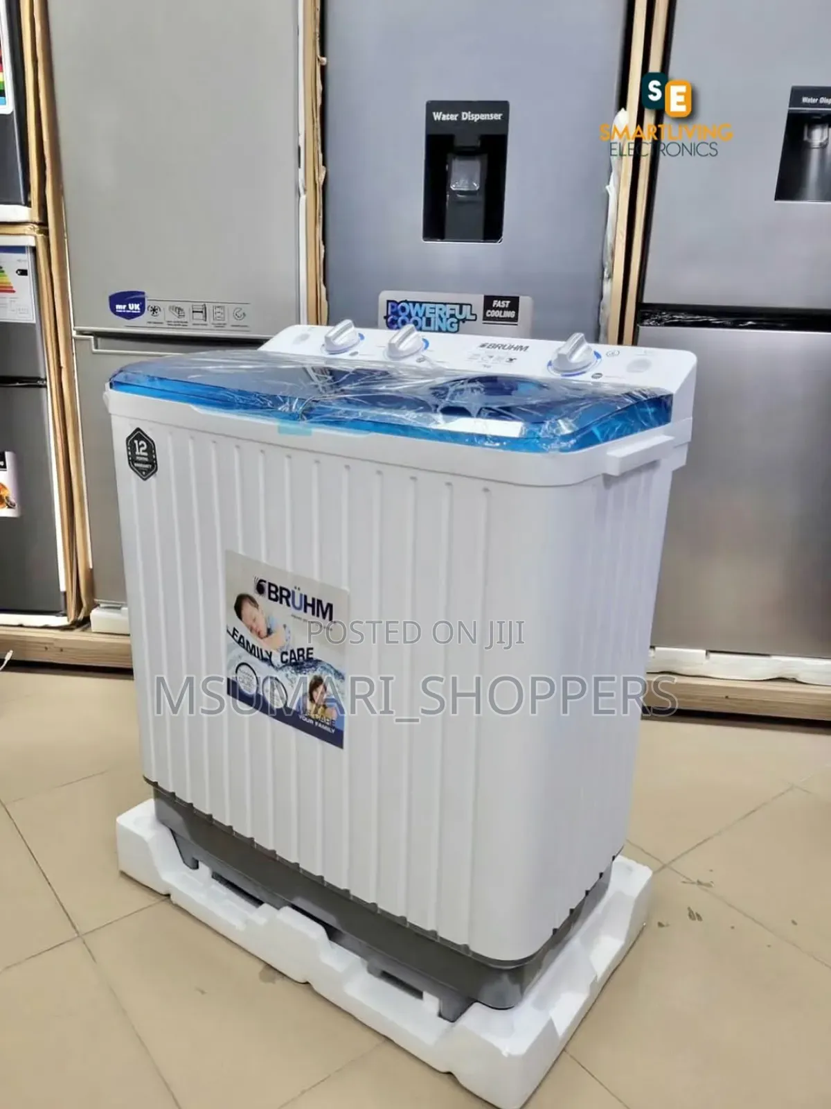 Mashine Ya Kufulia Bruhm 7kg ( Inafua , Suuza , Kamua )