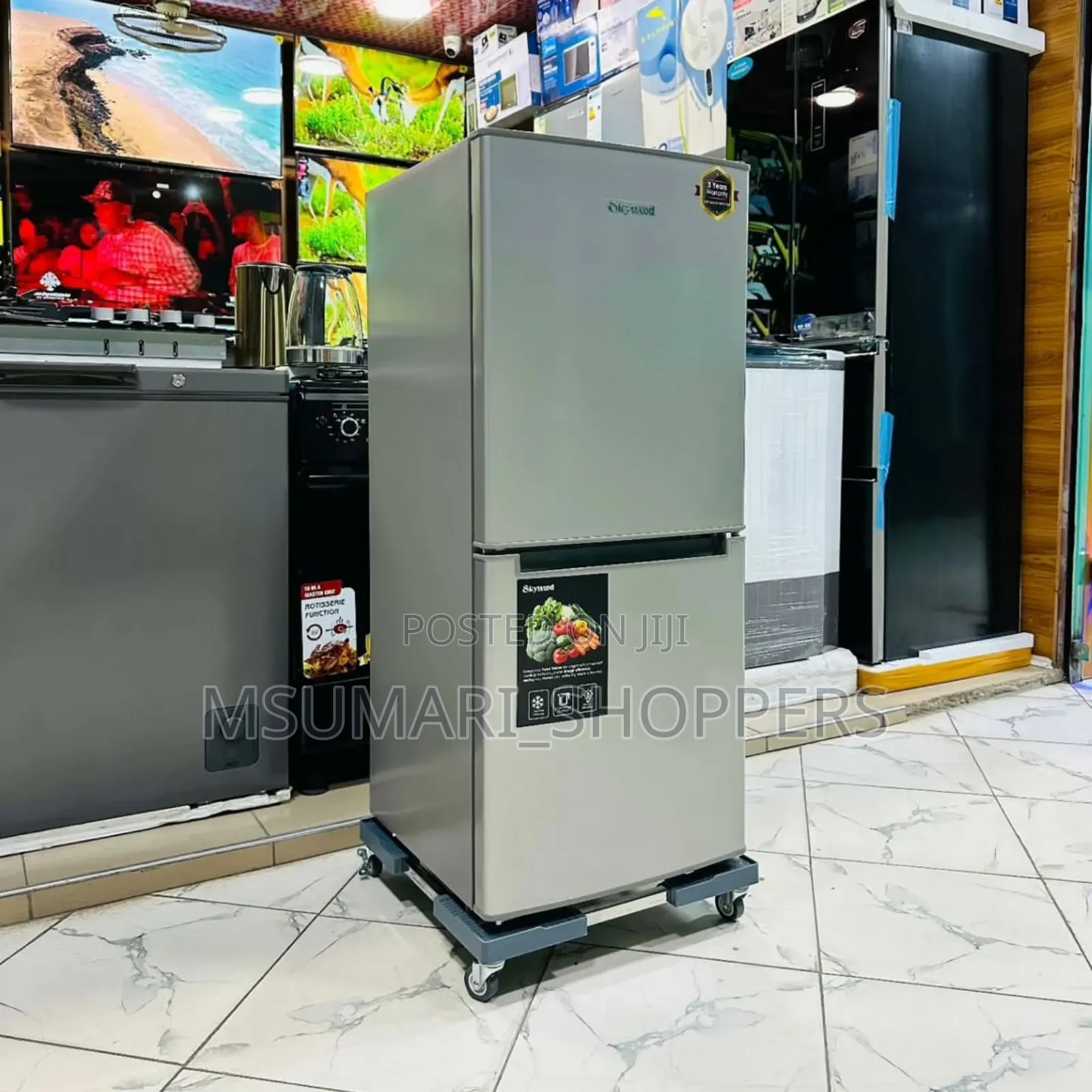Skywood Double Doors Refrigerator Ujazo Lita 150