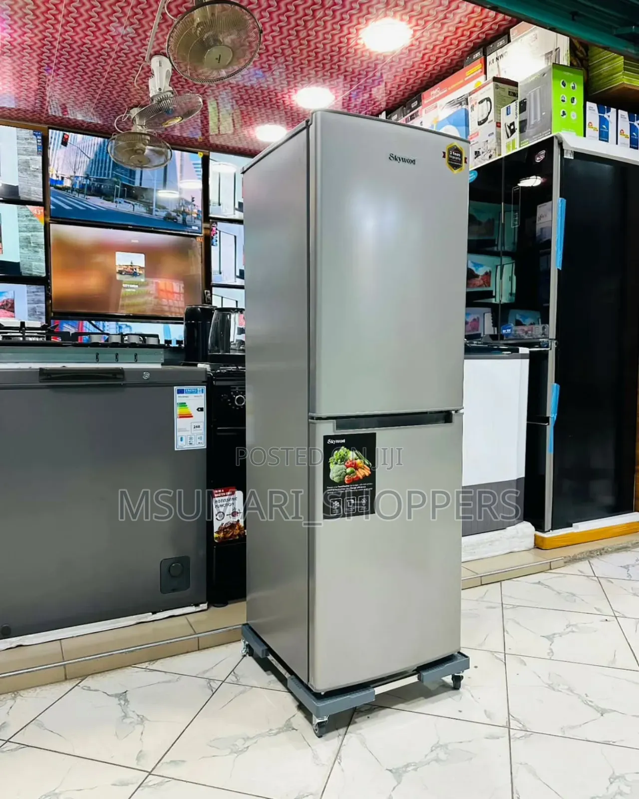 Skywood Double Doors Refrigerator Ujazo Lita 220