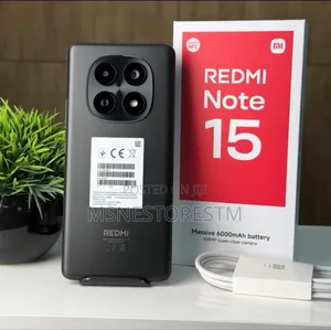 New Xiaomi Redmi Note 15 128 GB Black