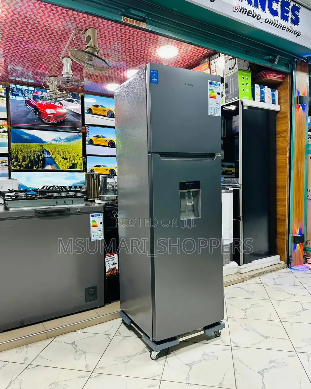 Ailyons Refrigerator Non Frost 251l With Water Dispenser System.