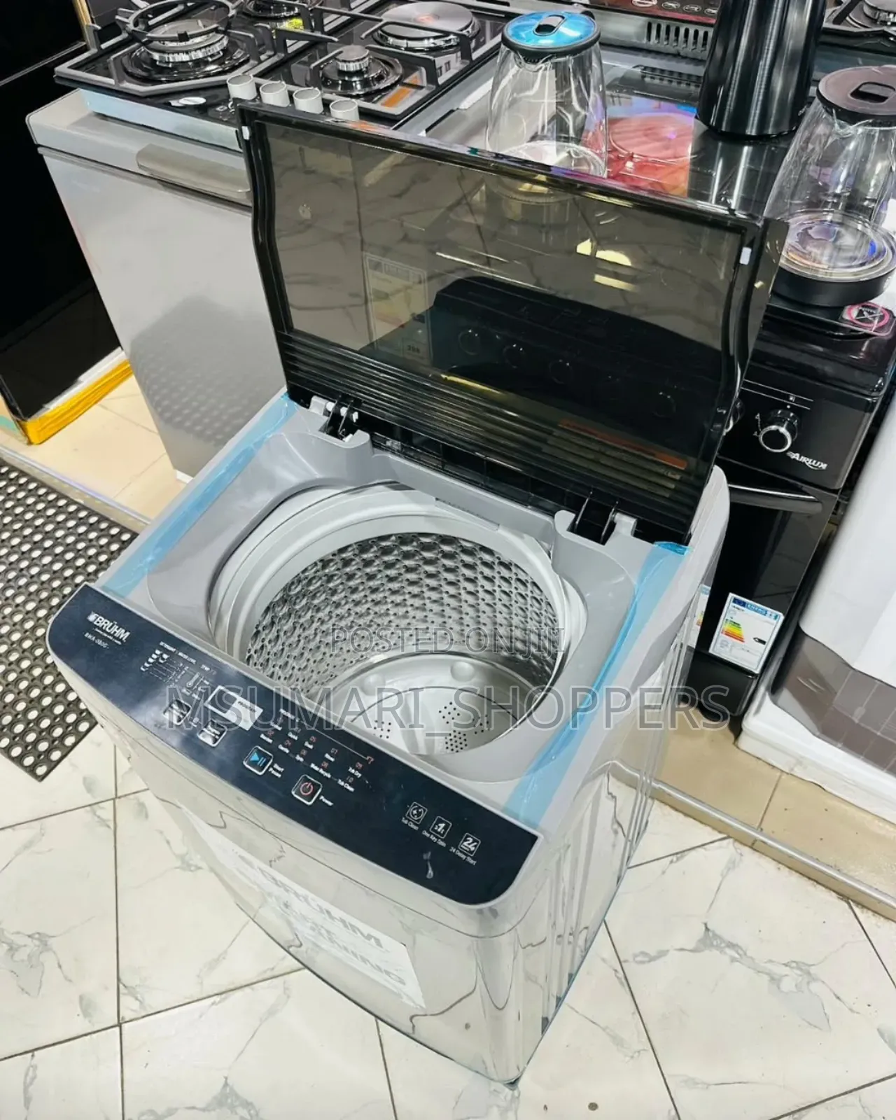 Bruhm Automatic Washing Machine Top Load 8 Kg