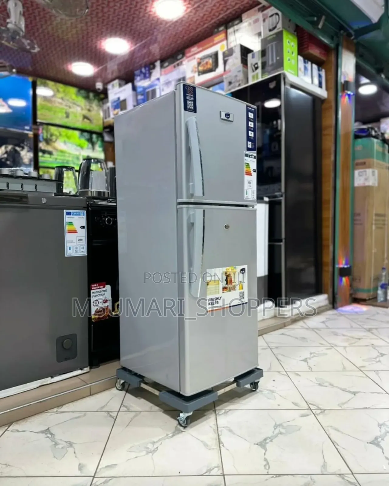 Mr Uk Double Doors Refrigerator Ujazo Lita 160