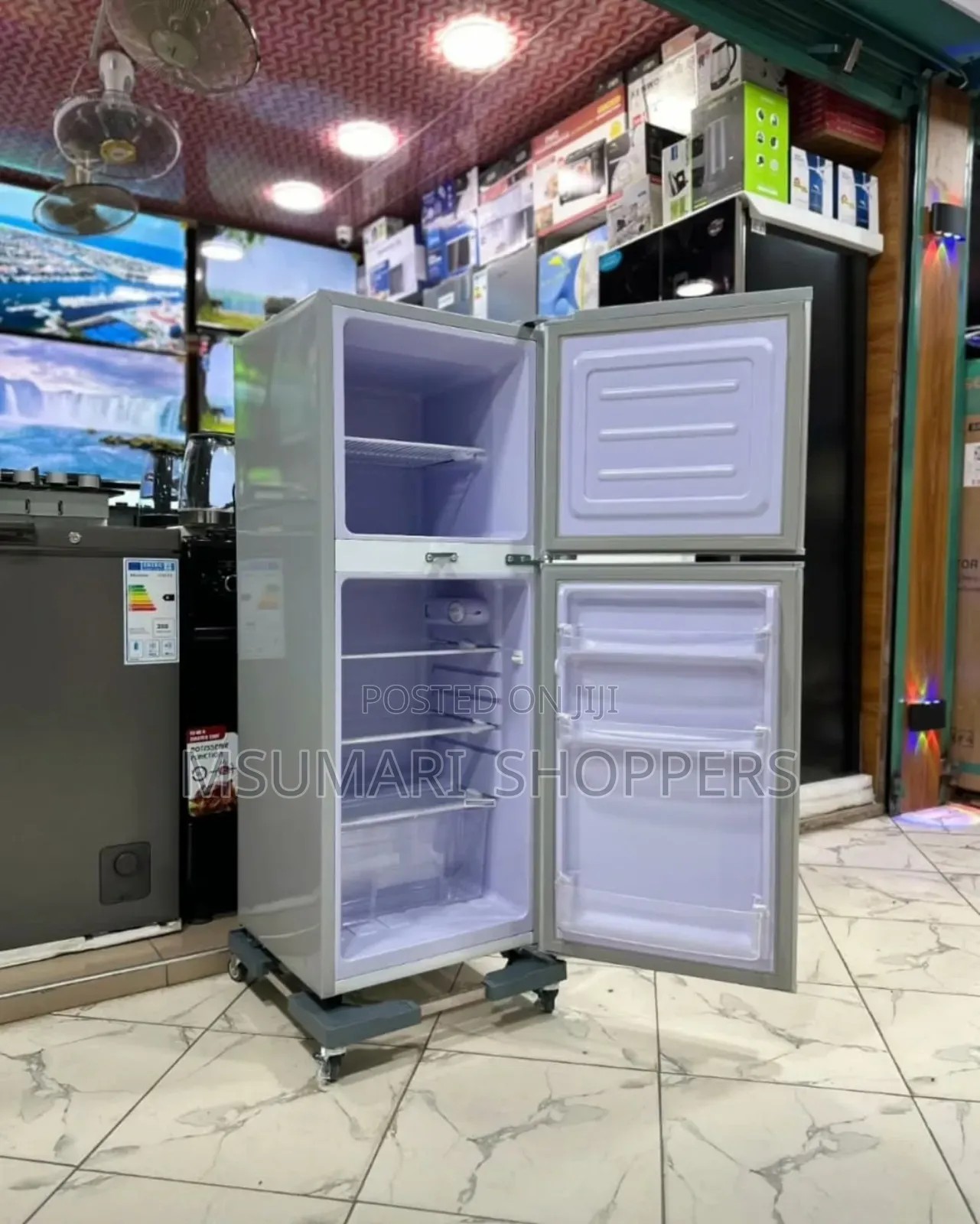 Mr Uk Double Doors Refrigerator Ujazo Lita 160