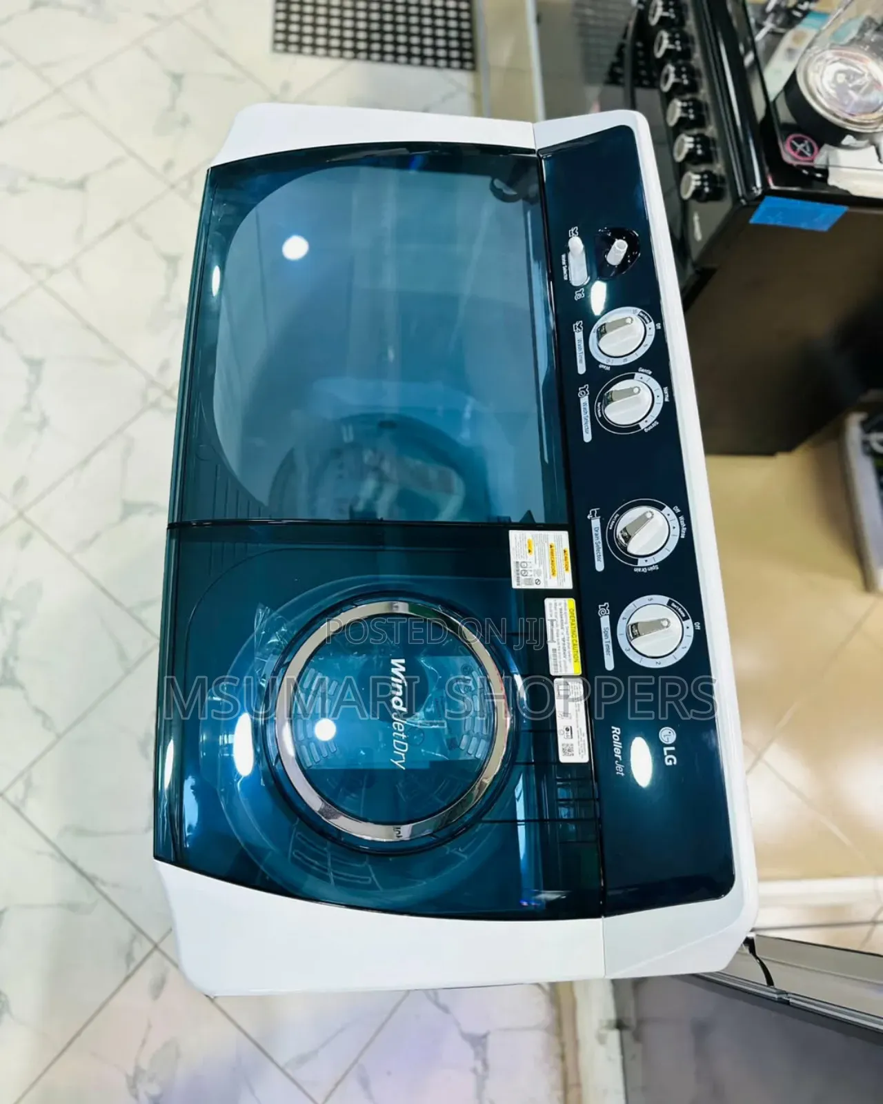 Lg 16kg Manual Washing Machine Spin-Drying in Separate Tubs.
