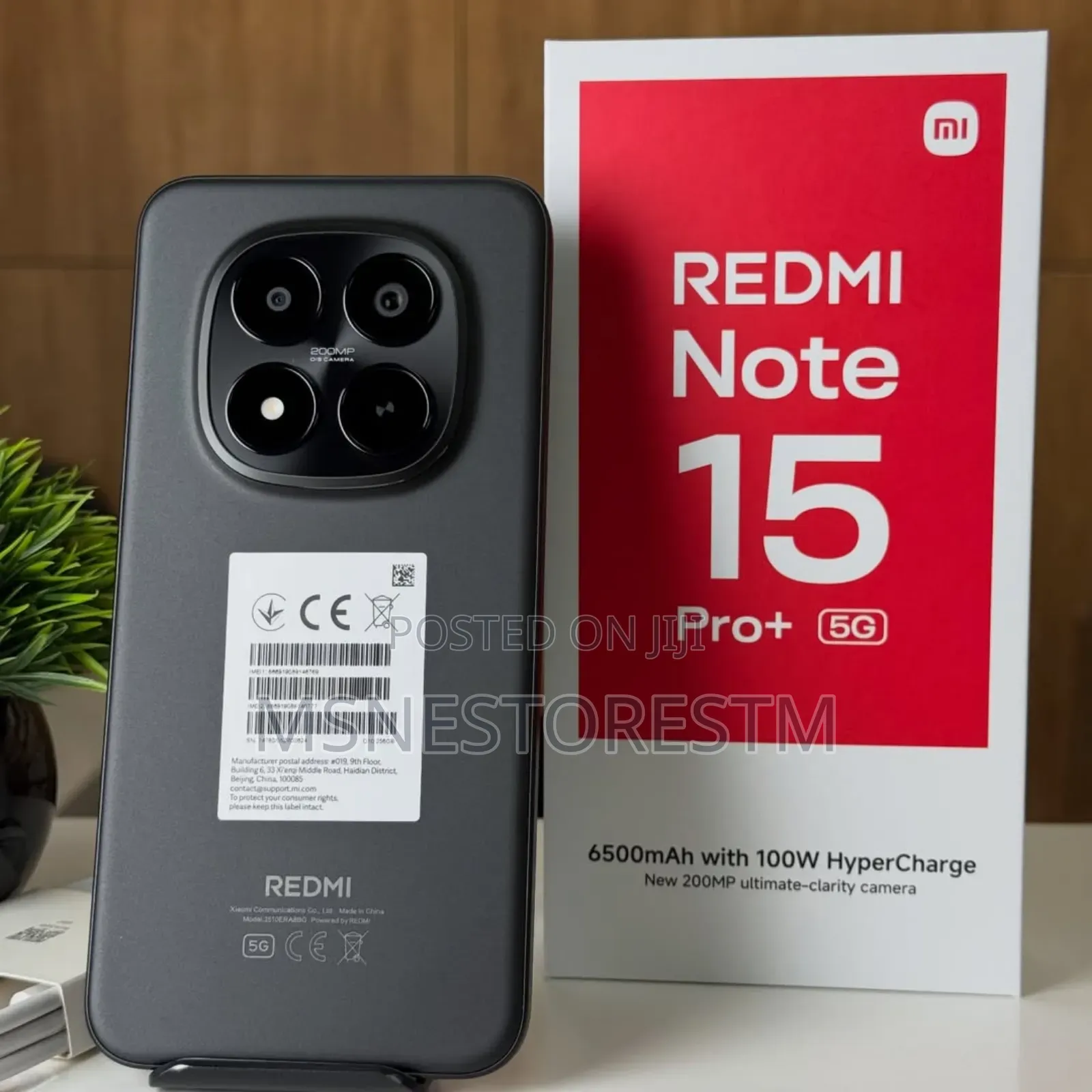 New Xiaomi Redmi Note 15 Pro+ 256 GB Black