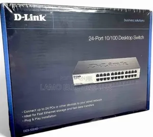 D Link Des-1024d 24-Port 10/100mbps Desktop Switch
