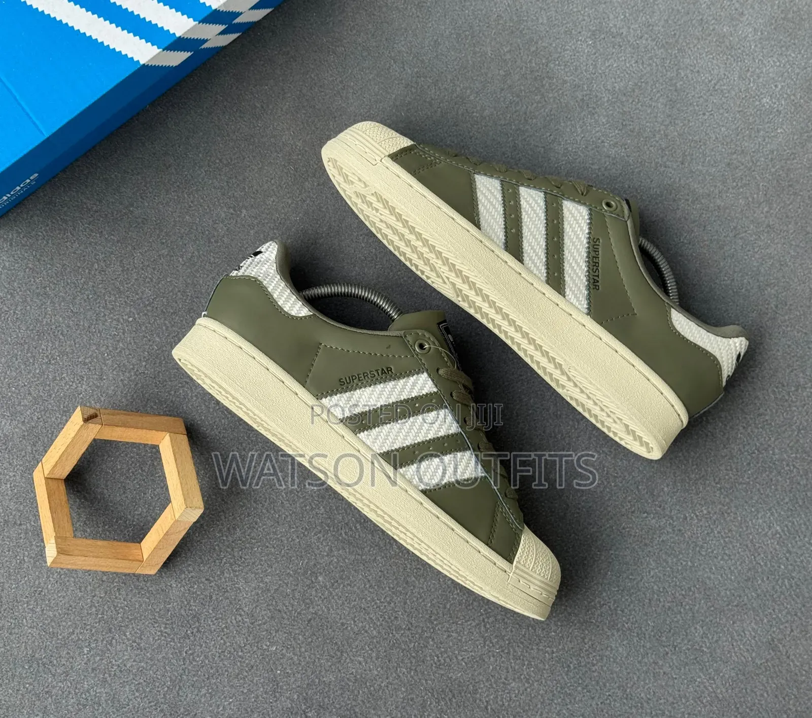 Adidas Super Star Brand Men's Leather Sneakers or Shoes Materials Nice
