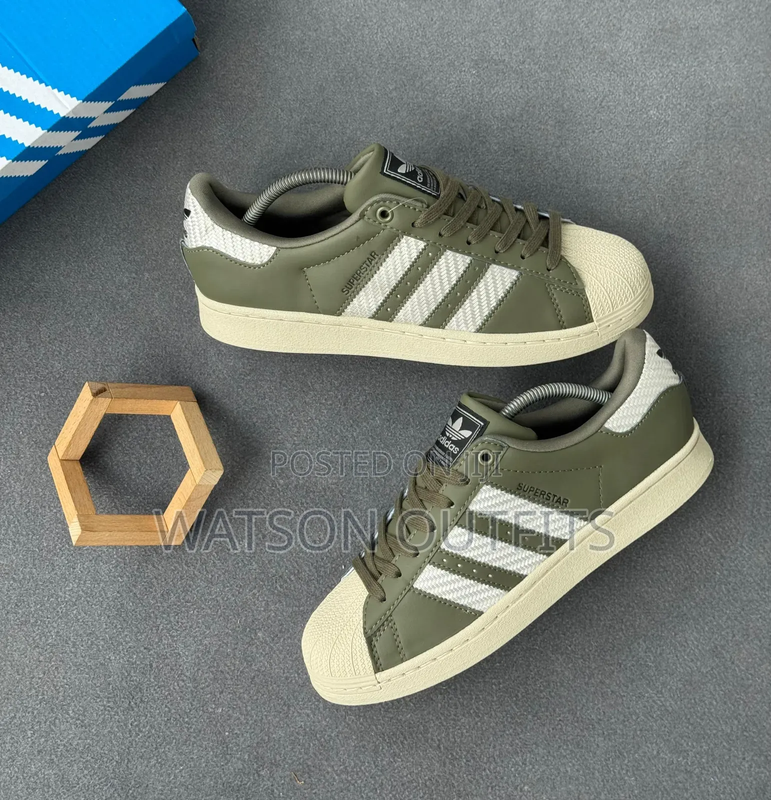 Adidas Super Star Brand Men's Leather Sneakers or Shoes Materials Nice