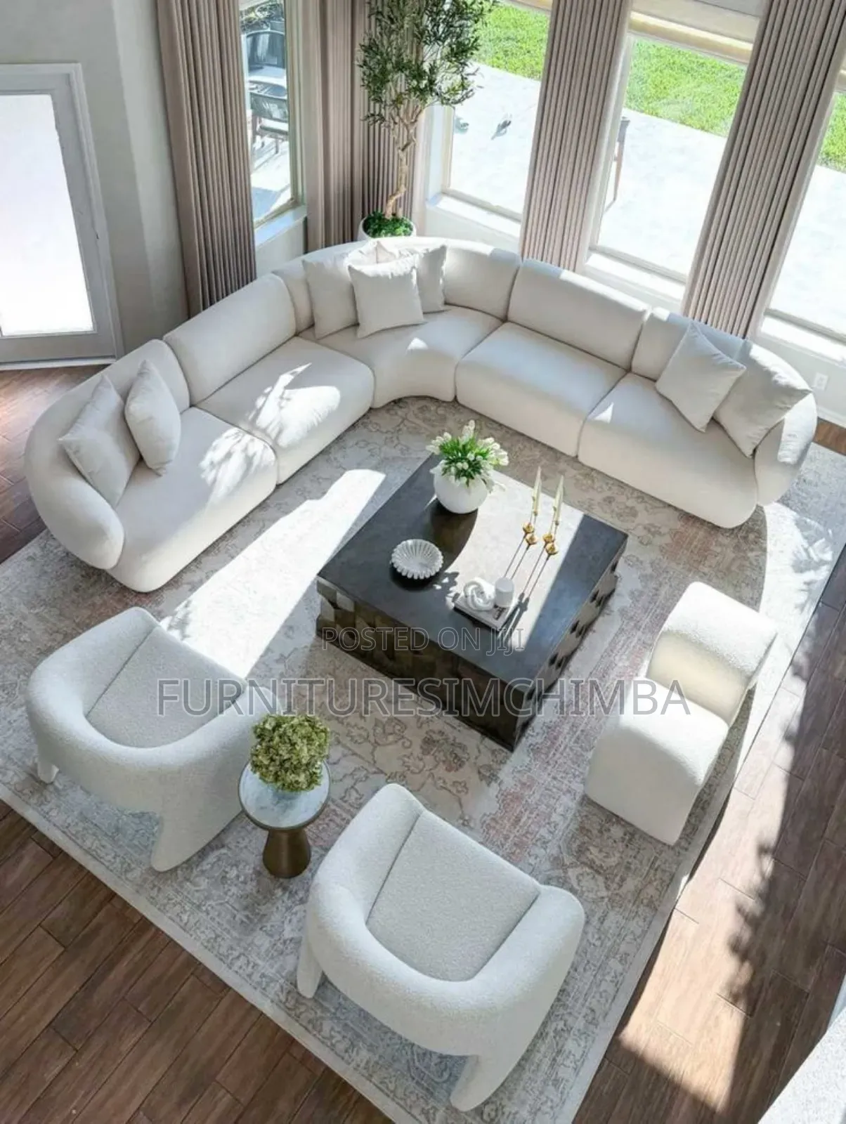Luxury Sofa Set for Living Room Design