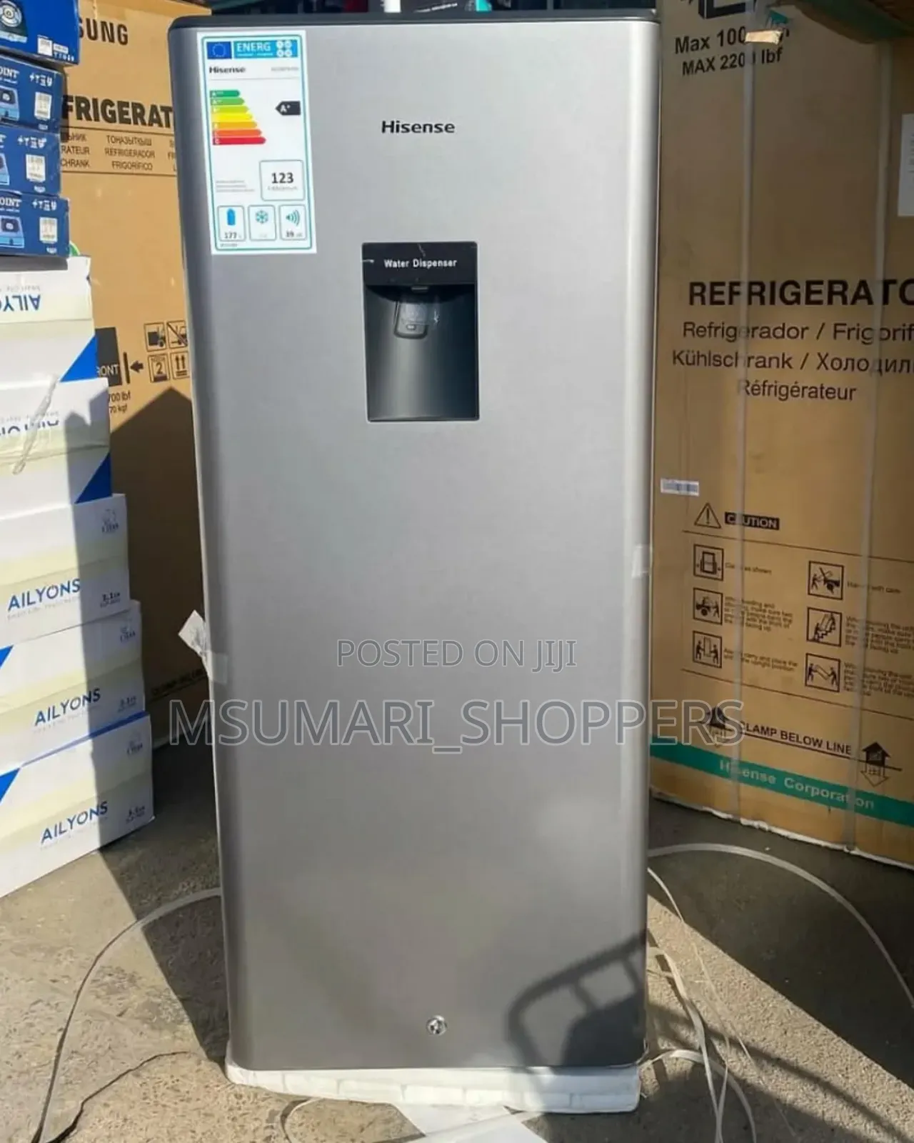 Hisense 177l Single Door Refrigerator , Defrost With Water Dispenser.