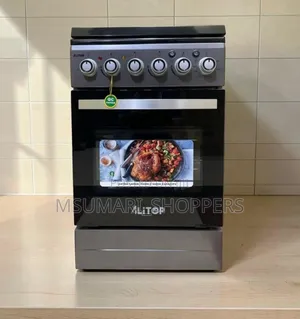 Jiko La Gas Na Umeme + Oven Katikati