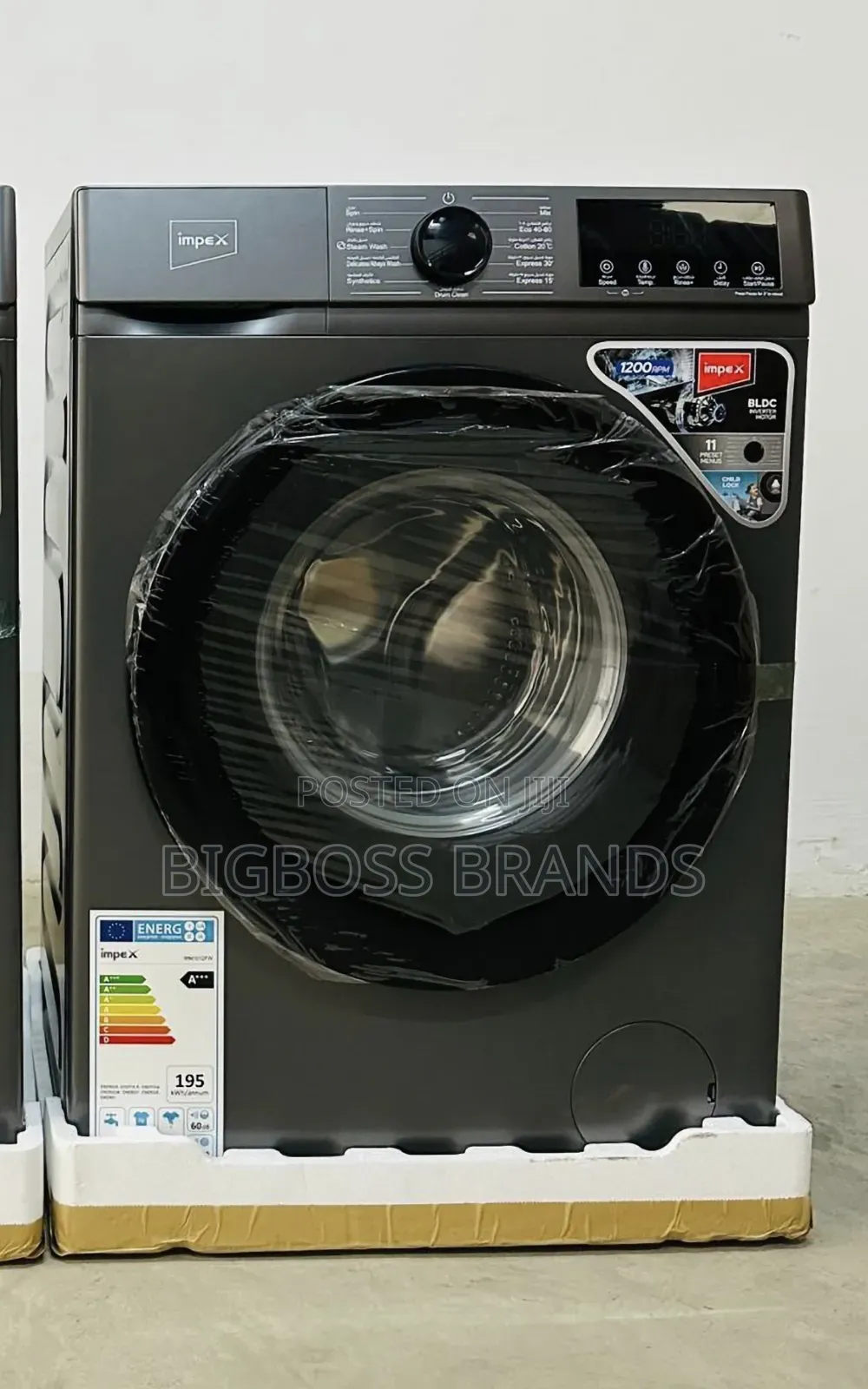 Impex Automatic Front Load Wash Spin
8kg
