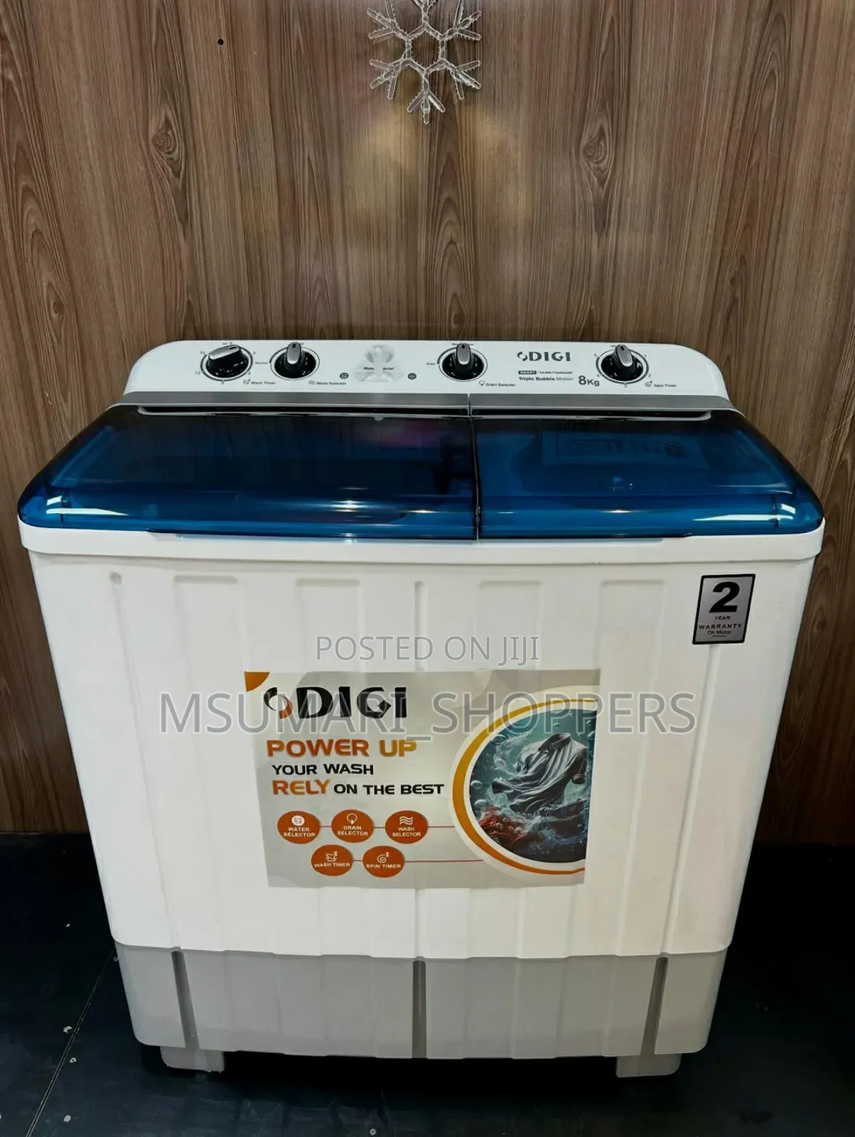 Mashine Ya Kufulia Digi 8kg - Offaa 640,000/=