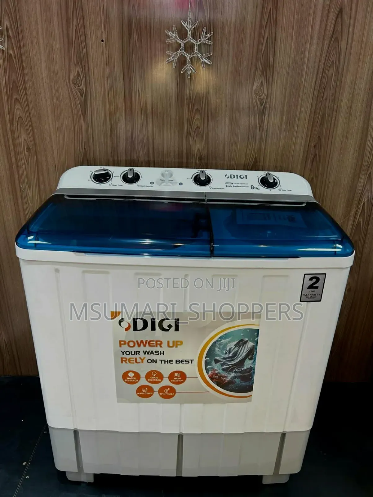 Mashine Ya Kufulia Digi 8kg - Offaa 640,000/=
