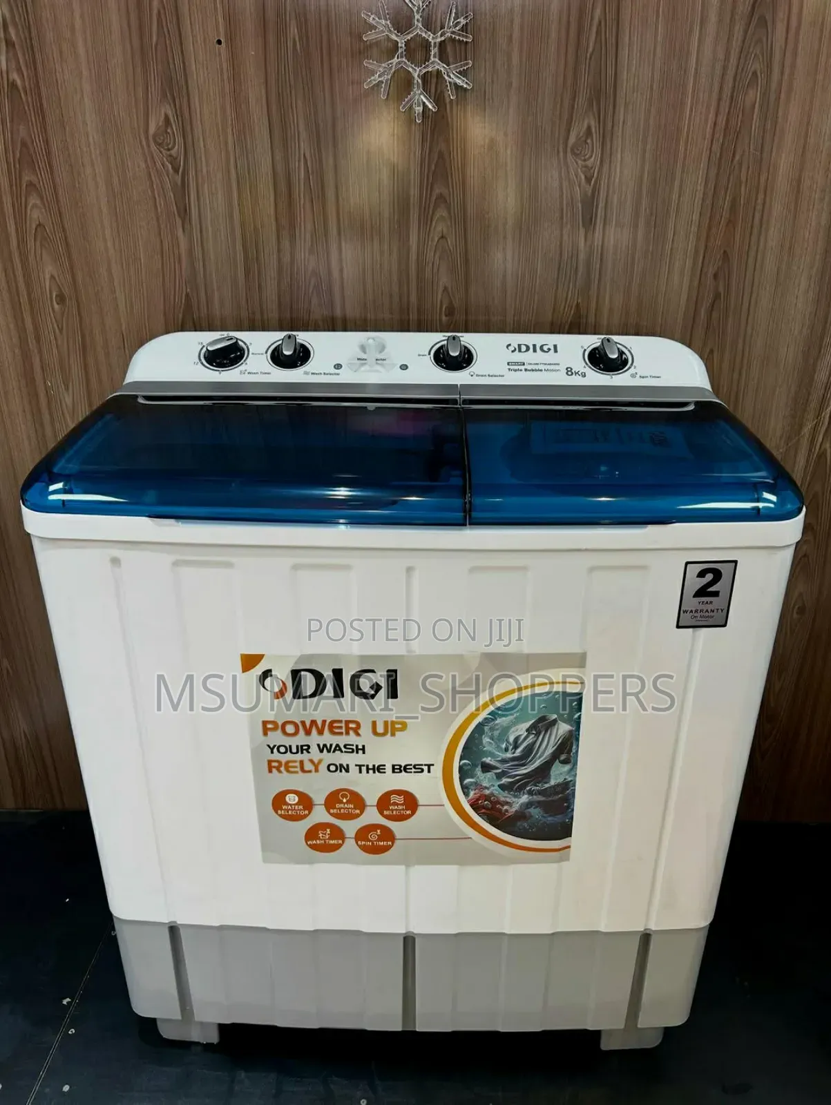 Mashine Ya Kufulia Digi 8kg - Offaa 640,000/=