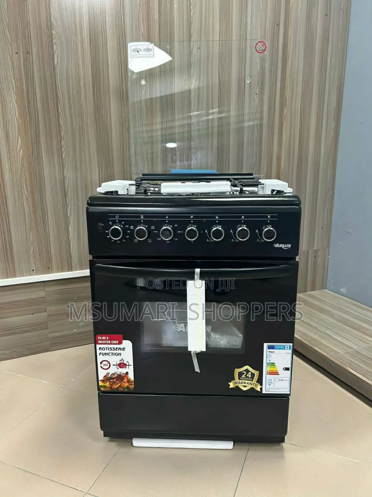 Jiko La Kupikia Plate 3 Gas , 1 Umeme , Na Oven ( Offa 680,000/= )