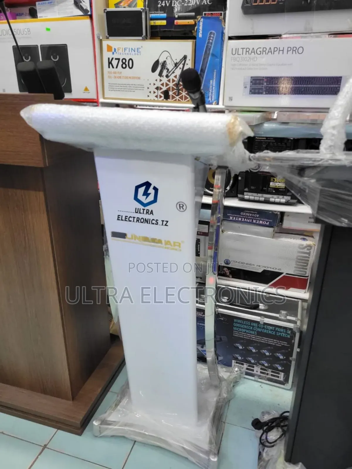 Soundgear Modern Podium Lectern Mimbari for Church Conference Meetings