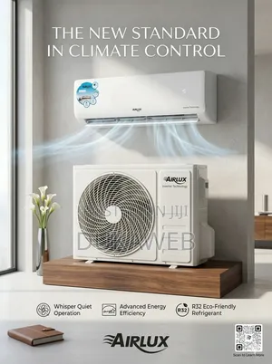 Airlux 30000 Btu Inverter Air Conditioner – White – Heavy-Duty