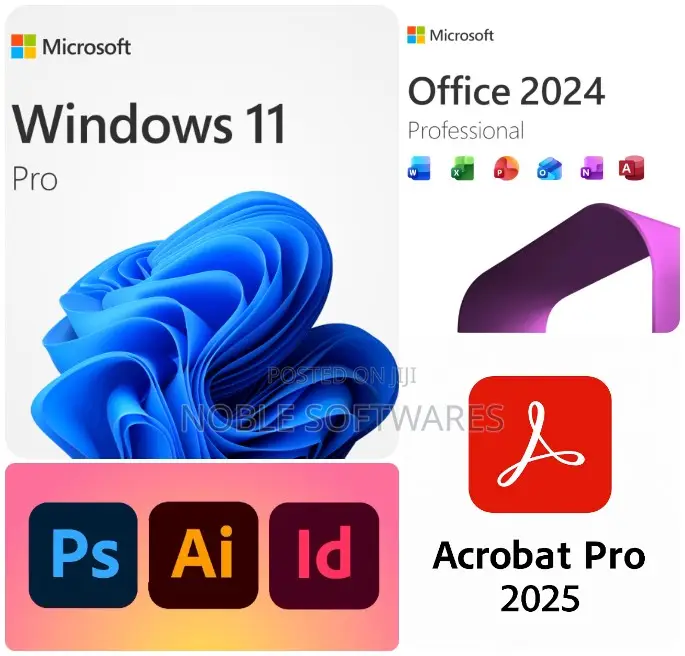 Windows 11 + Ms Office Professional Plus 2024 + Adobe Packages 2026