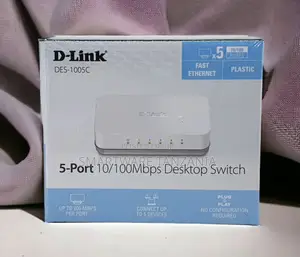 D-link Des-1005c 5-port 10/100mbps Fast Ethernet Switch