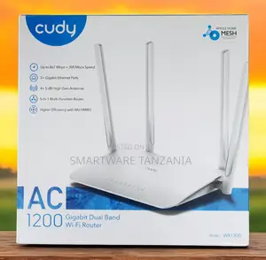 Cudy Wr1300 Ac1200 Gigabit Dual-Band Mesh Wi-Fi Router
