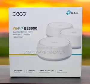 Tp-Link Deco Be25 Wi-Fi 7 Be3600 Whole Home Mesh System 3-Pack