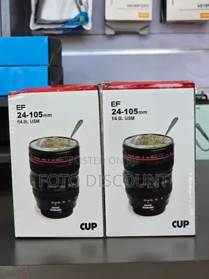 Camera Lens Cup Coffee Travel Mug Stainless