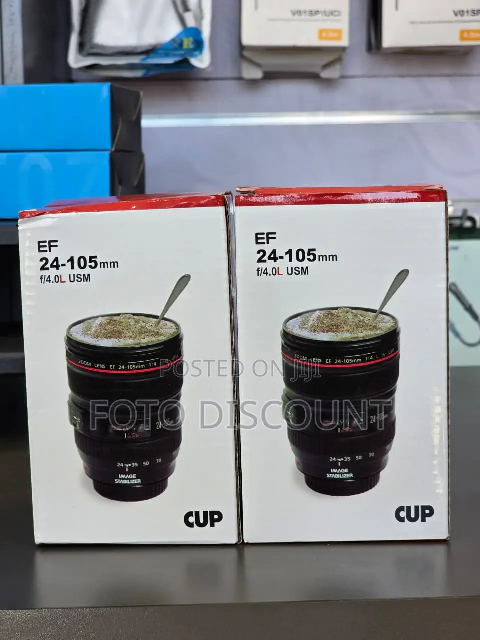 Camera Lens Cup Coffee Travel Mug Stainless