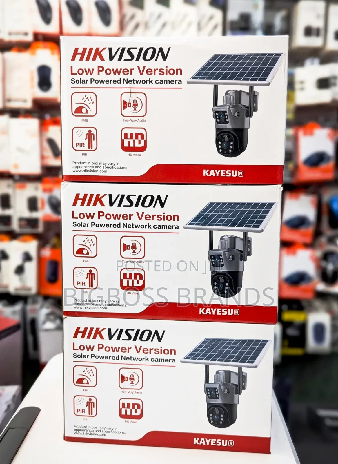 Hik Vision Wifi Display CCTV [Solar Powered Network Camera]