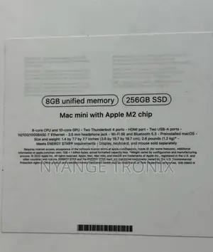 New Desktop Computer Apple Mac Mini M2 8GB Apple M2 SSD 256GB